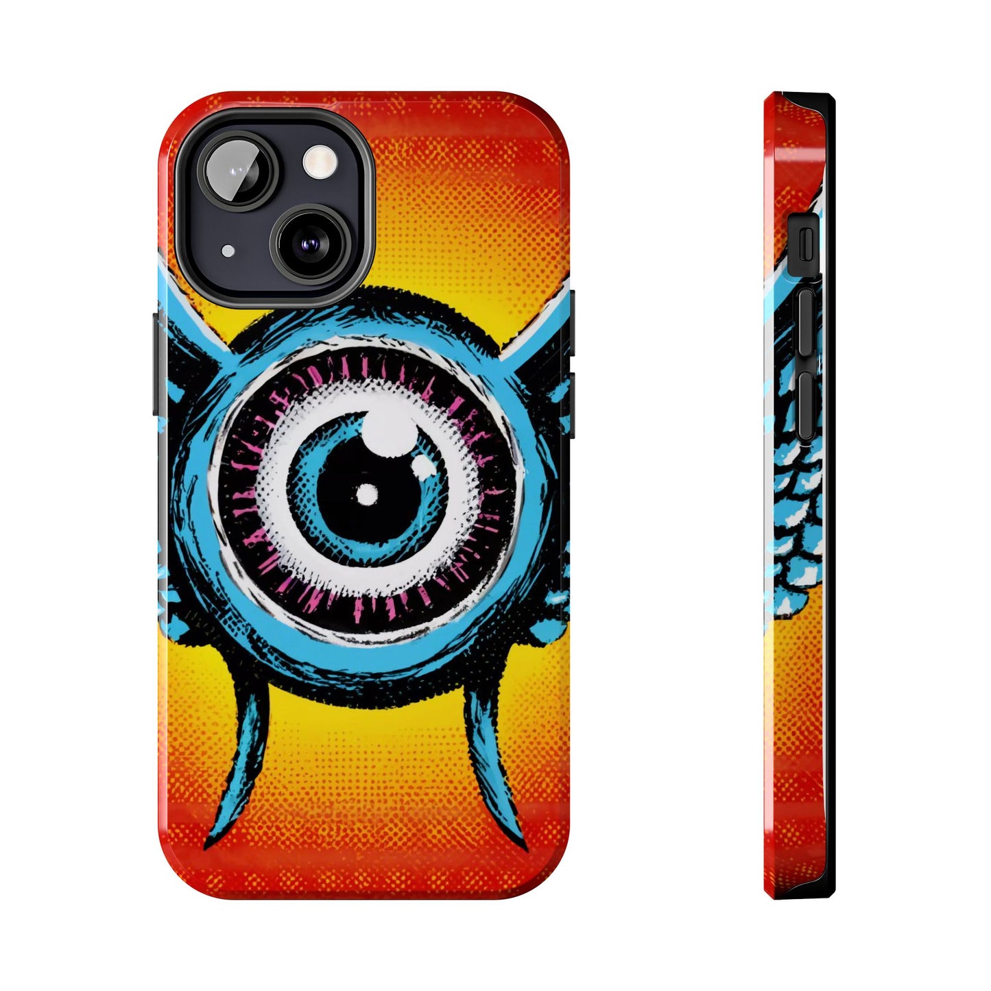Bursting Vision Winged Eye iPhone Case