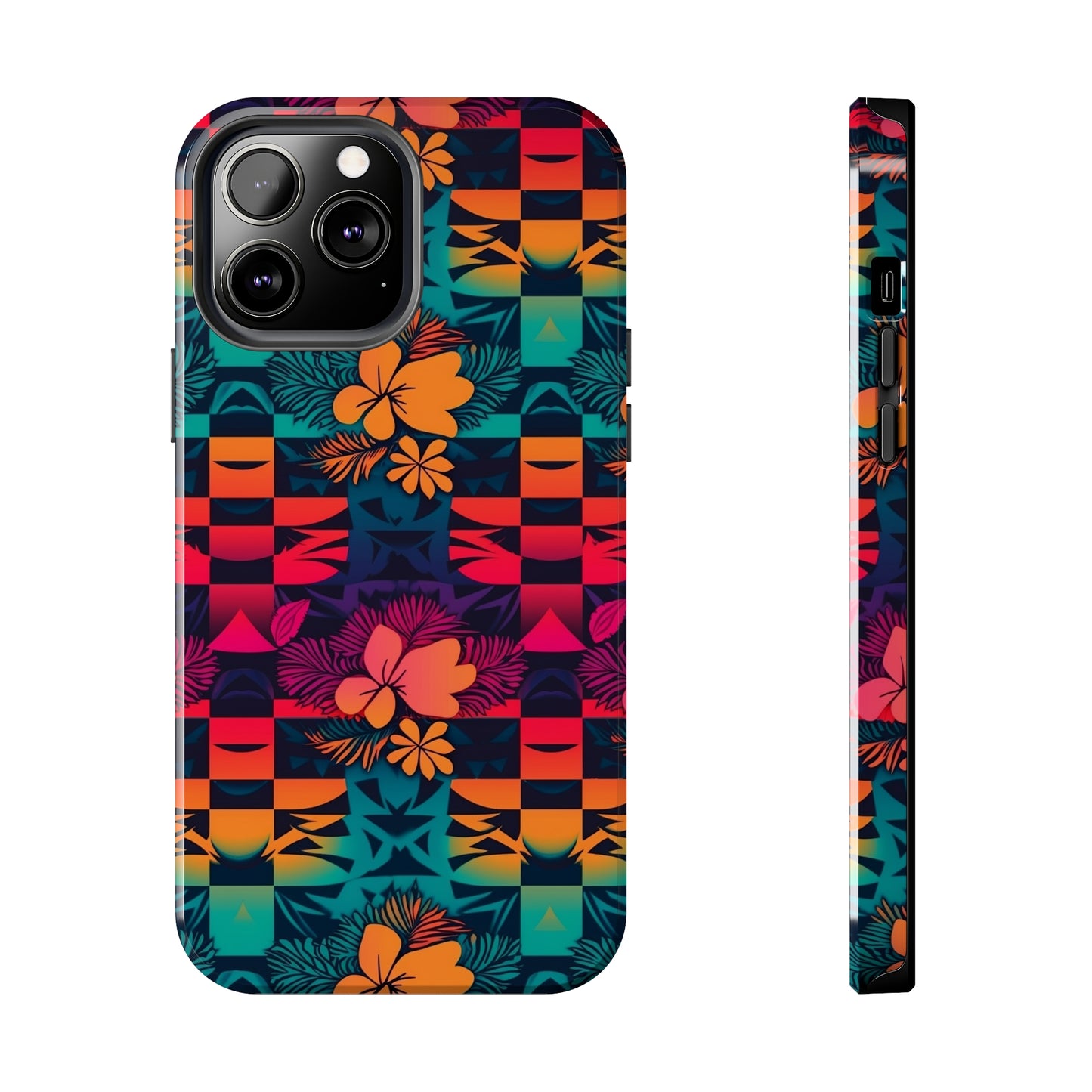 Electric Plumeria - Hawaiian Tough Phone Case