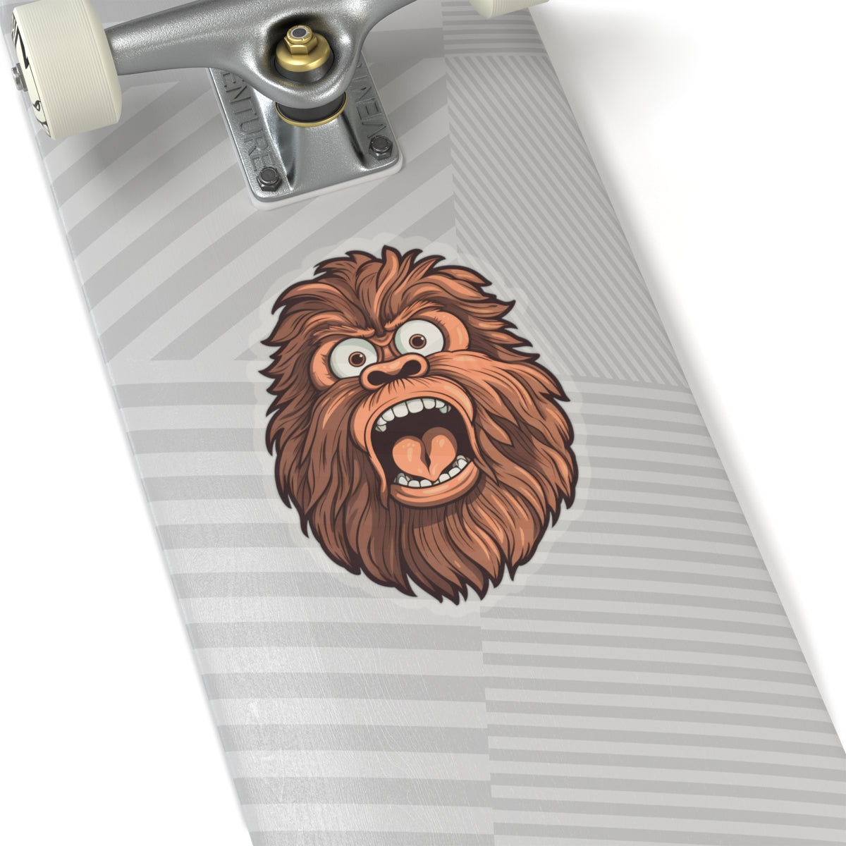 Startled Bigfoot Surprise Sticker