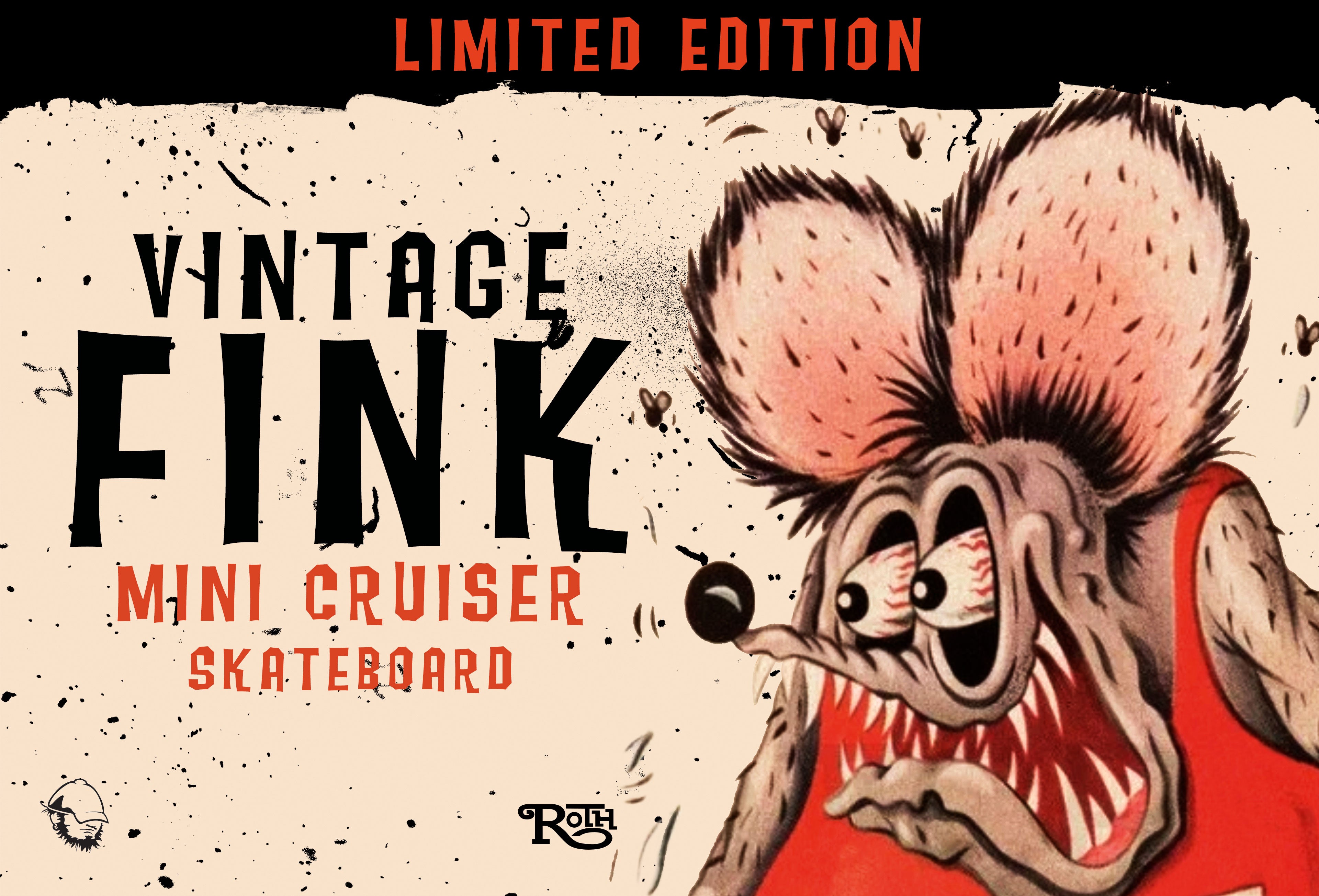 Limited Edition - Vintage Fink - Mini Cruiser Skateboard