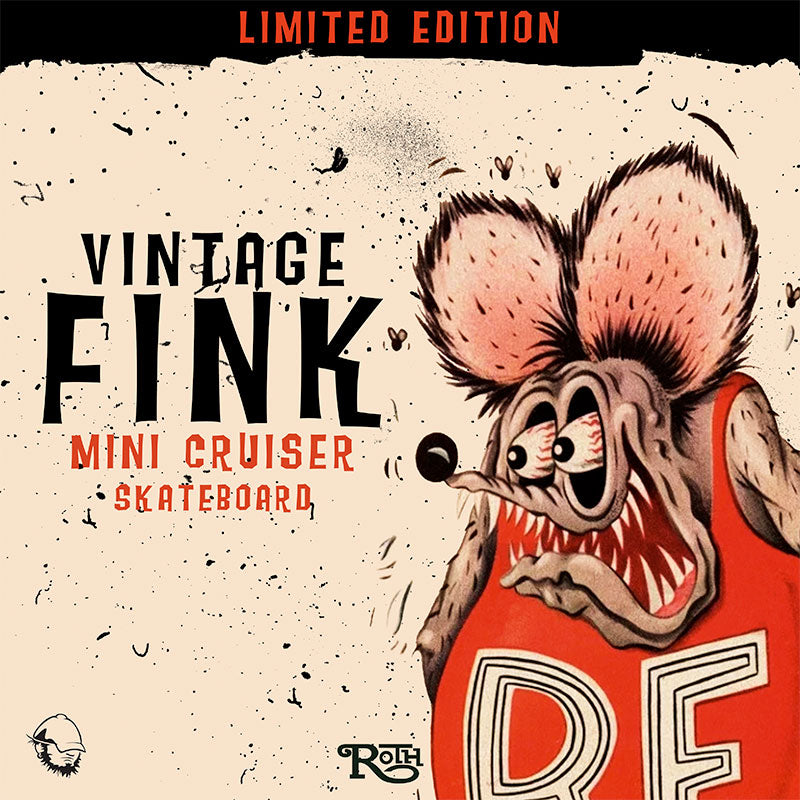 Vintage Rat - Rat Fink Mini Cruiser Skateboard