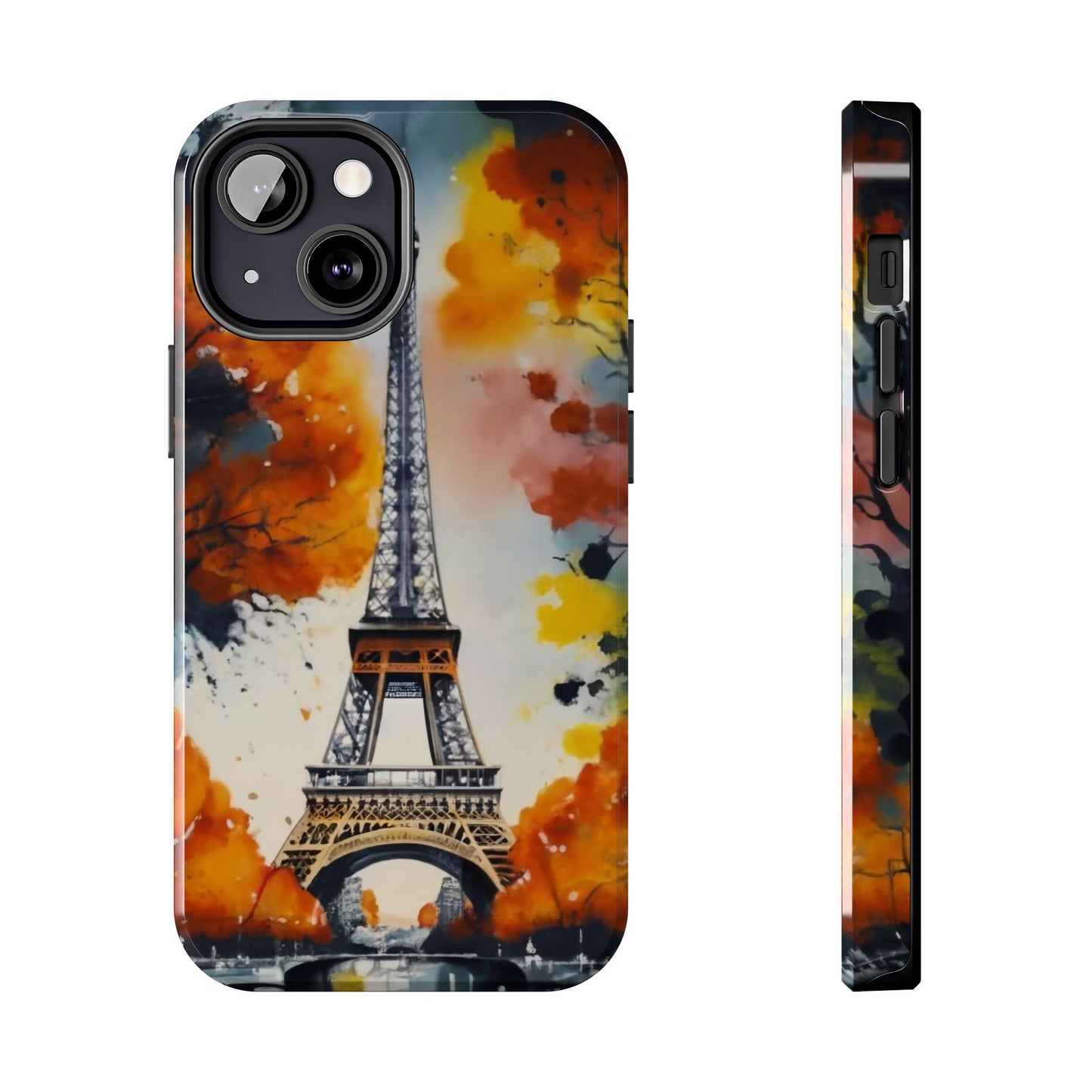 Watercolor Eiffel Twilight Defender Case