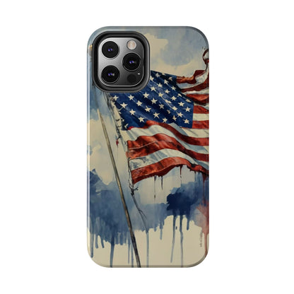 Tattered Glory American Flag Tough Phone Case