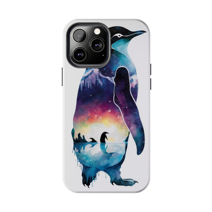 Arctic Majesty Penguin Tough Phone Case