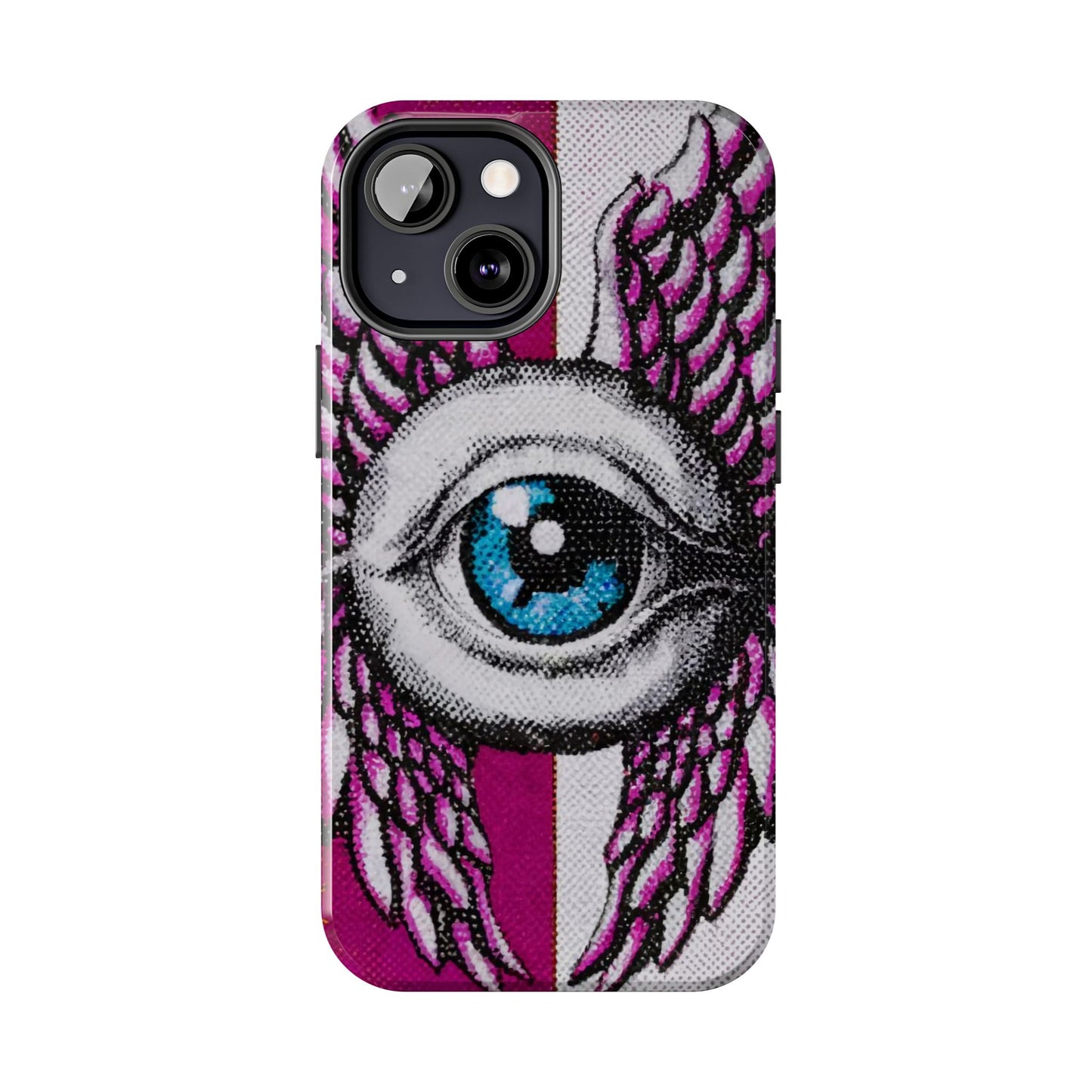 Dual-Tone Winged Eye iPhone Case