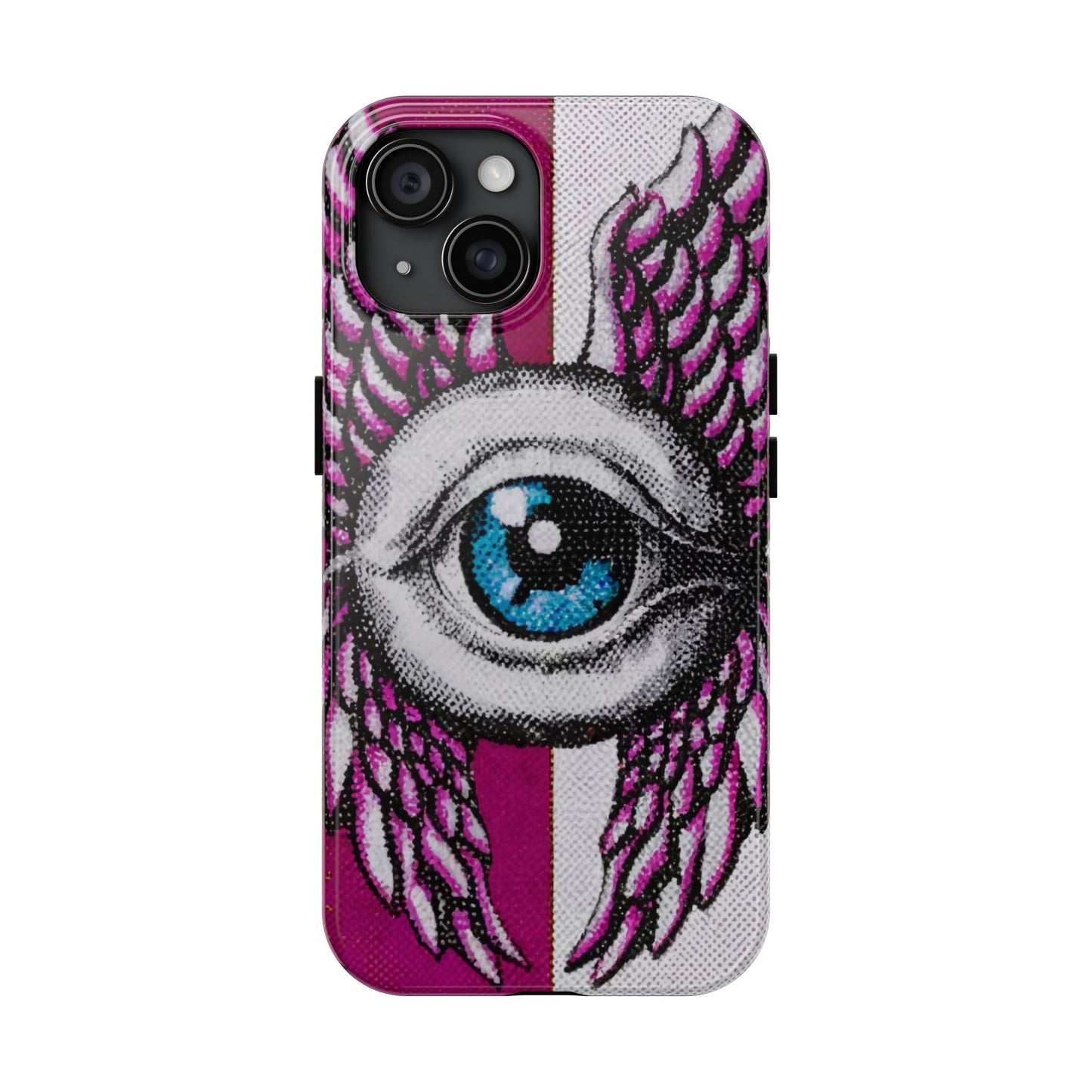 Dual-Tone Winged Eye iPhone Case