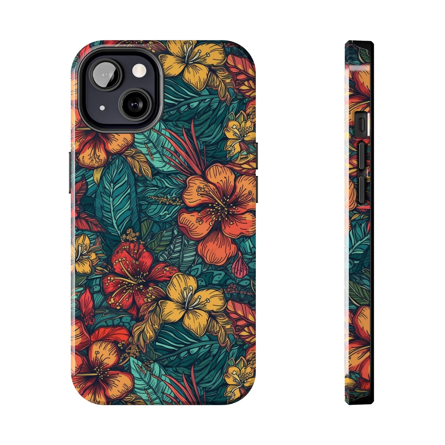 Radiant Frangipani - Hawaiian Tough Phone Case