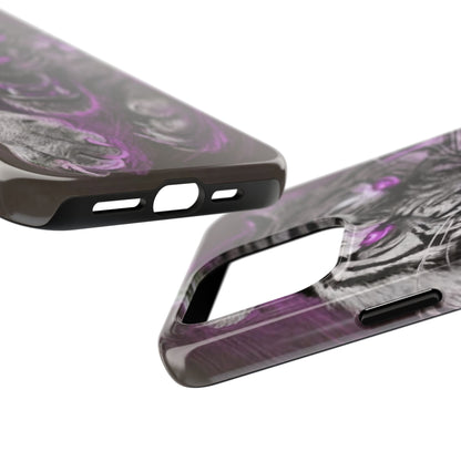 Enigmatic Hunter Tiger Sketch Tough Phone Case