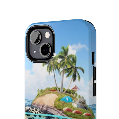 Island Turtle Ocean Adventure Tough Phone Case