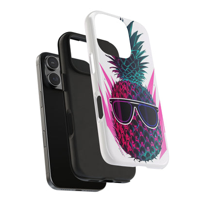 Sunglass Clad Pineapple Funk Tough Phone Case