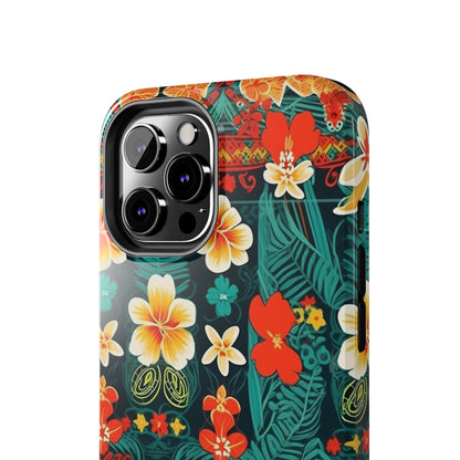 Hibiscus Haze - Hawaiian Tough Phone Case