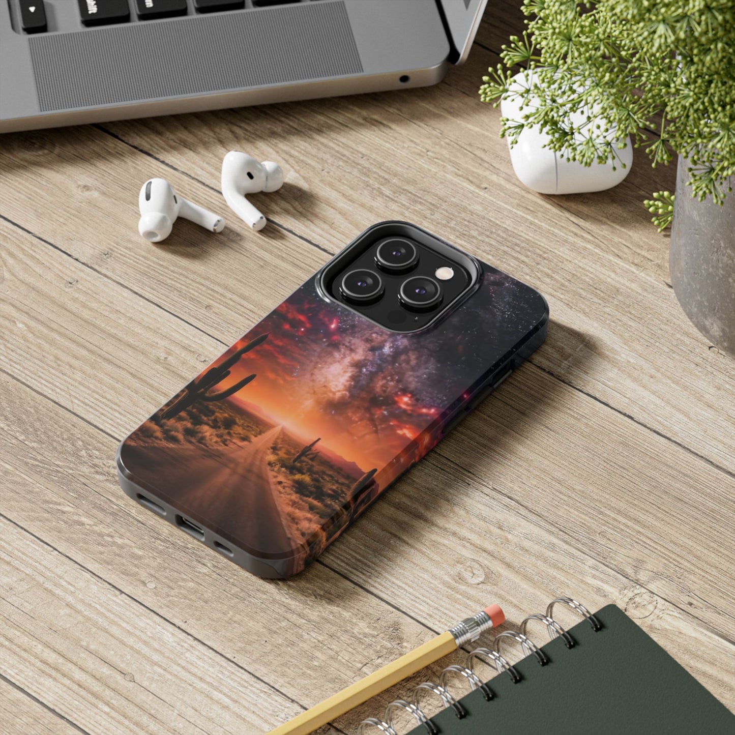 Desert Night Skyline Tough Phone Case