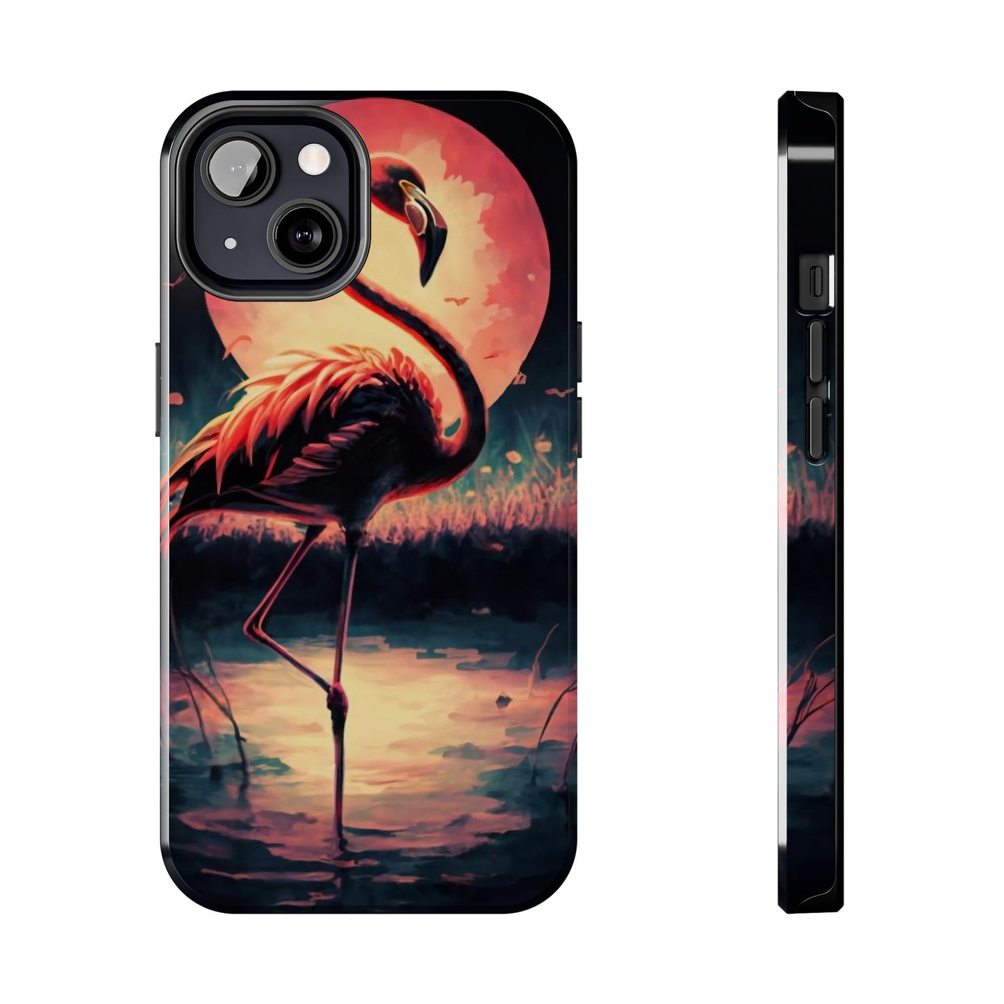 Sunset Flamingo Defender Case