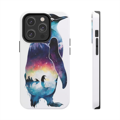 Arctic Majesty Penguin Tough Phone Case