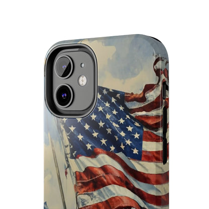 Tattered Glory American Flag Tough Phone Case