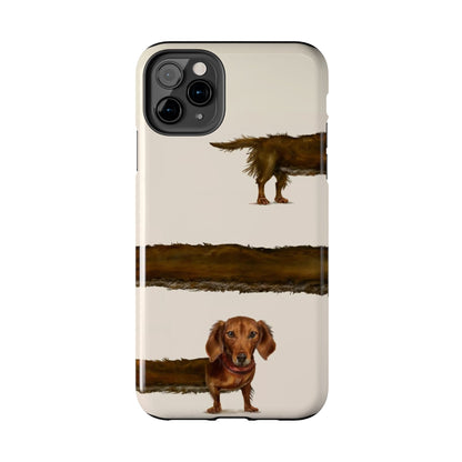 Wraparound Dachshund Long Dog Tough Phone Case