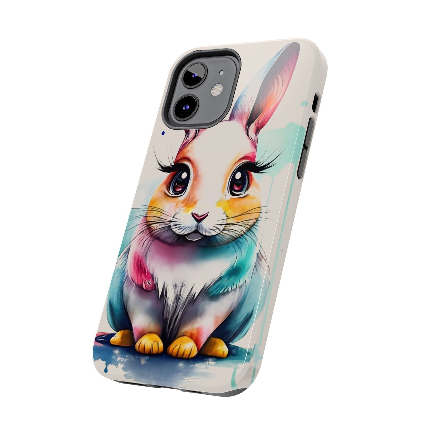 Minimalist Bunny Abstract Art Tough Phone Case