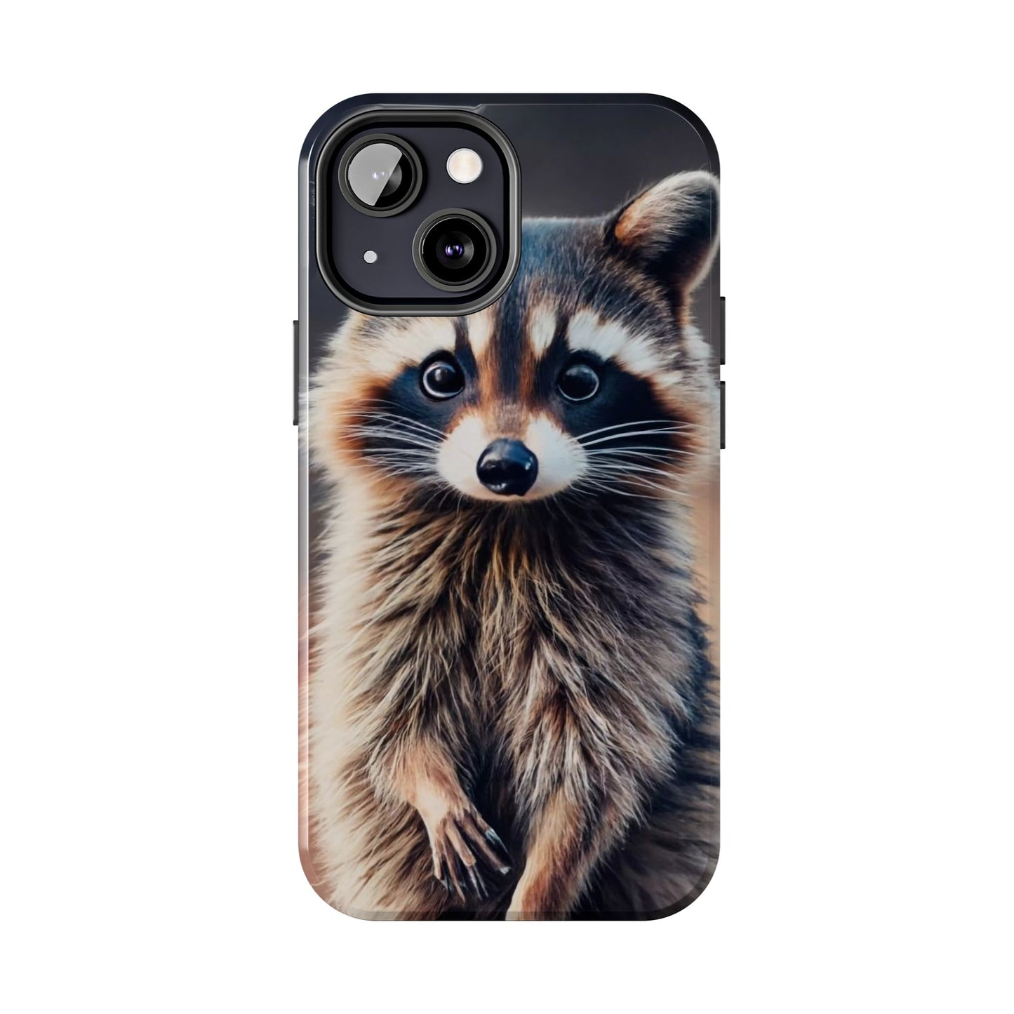 Abstract Raccoon Charm Tough Phone Case