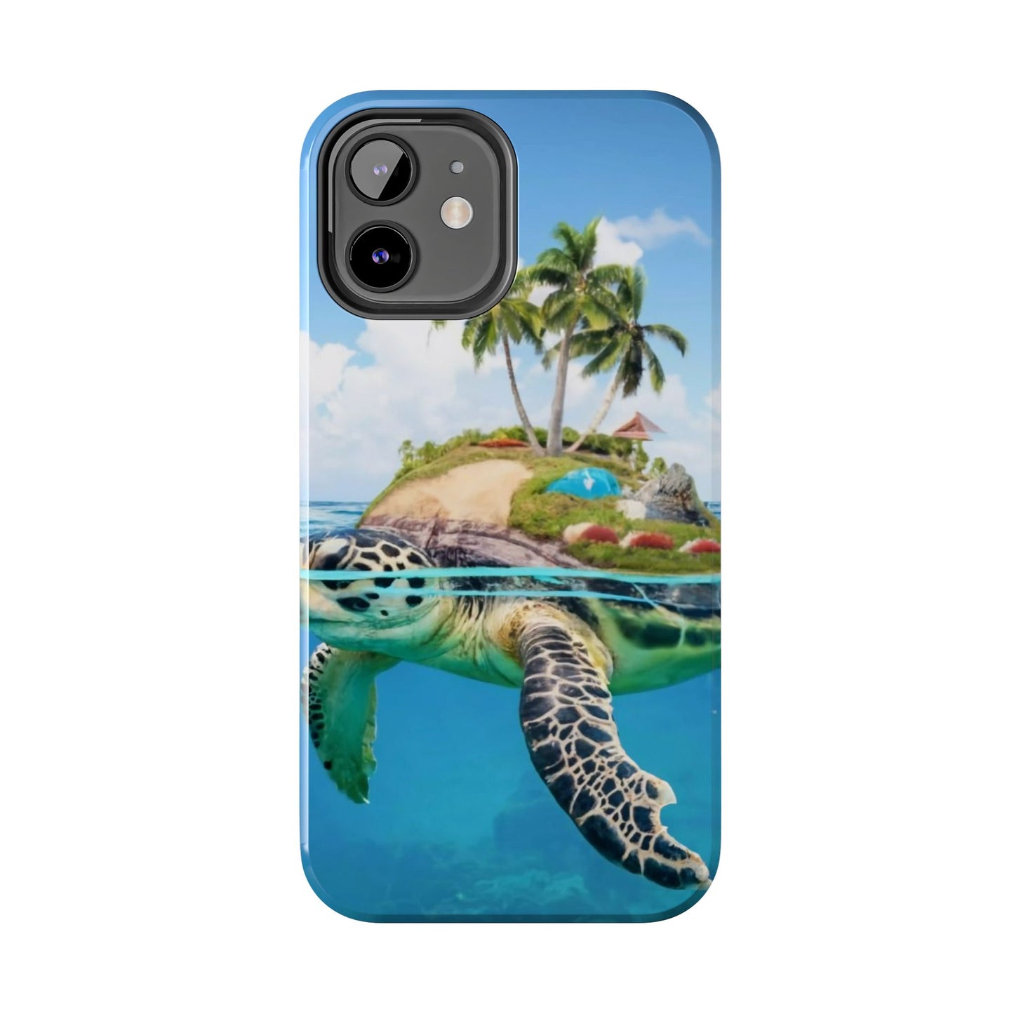 Island Turtle Ocean Adventure Tough Phone Case