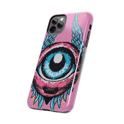 Halftone Horizon Eyeball iPhone Case