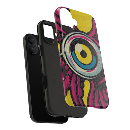 Golden Gaze Winged Eye iPhone Case