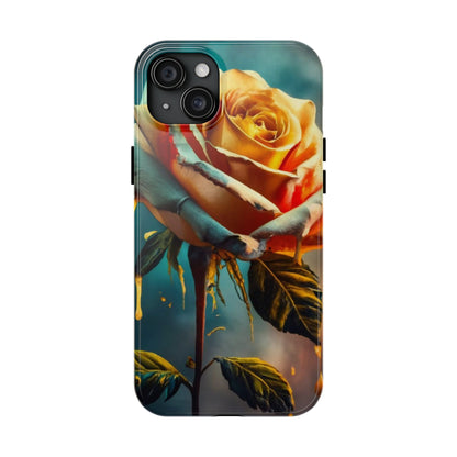 Golden Rose Elegance Tough Phone Case