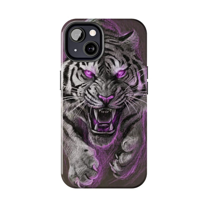 Enigmatic Hunter Tiger Sketch Tough Phone Case