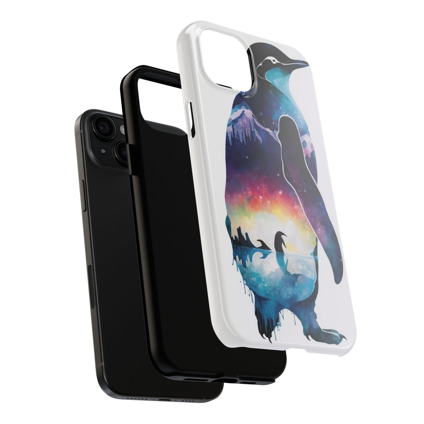 Arctic Majesty Penguin Tough Phone Case