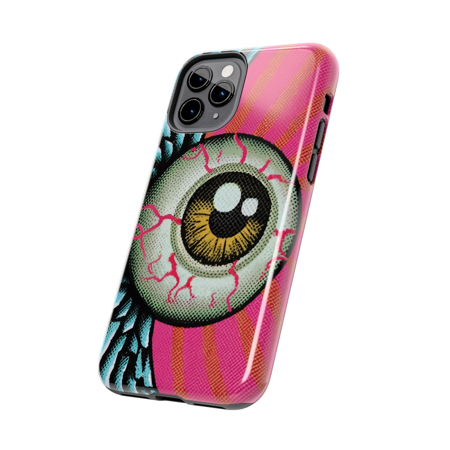 Winged Eye Pop Art Tough iPhone Case