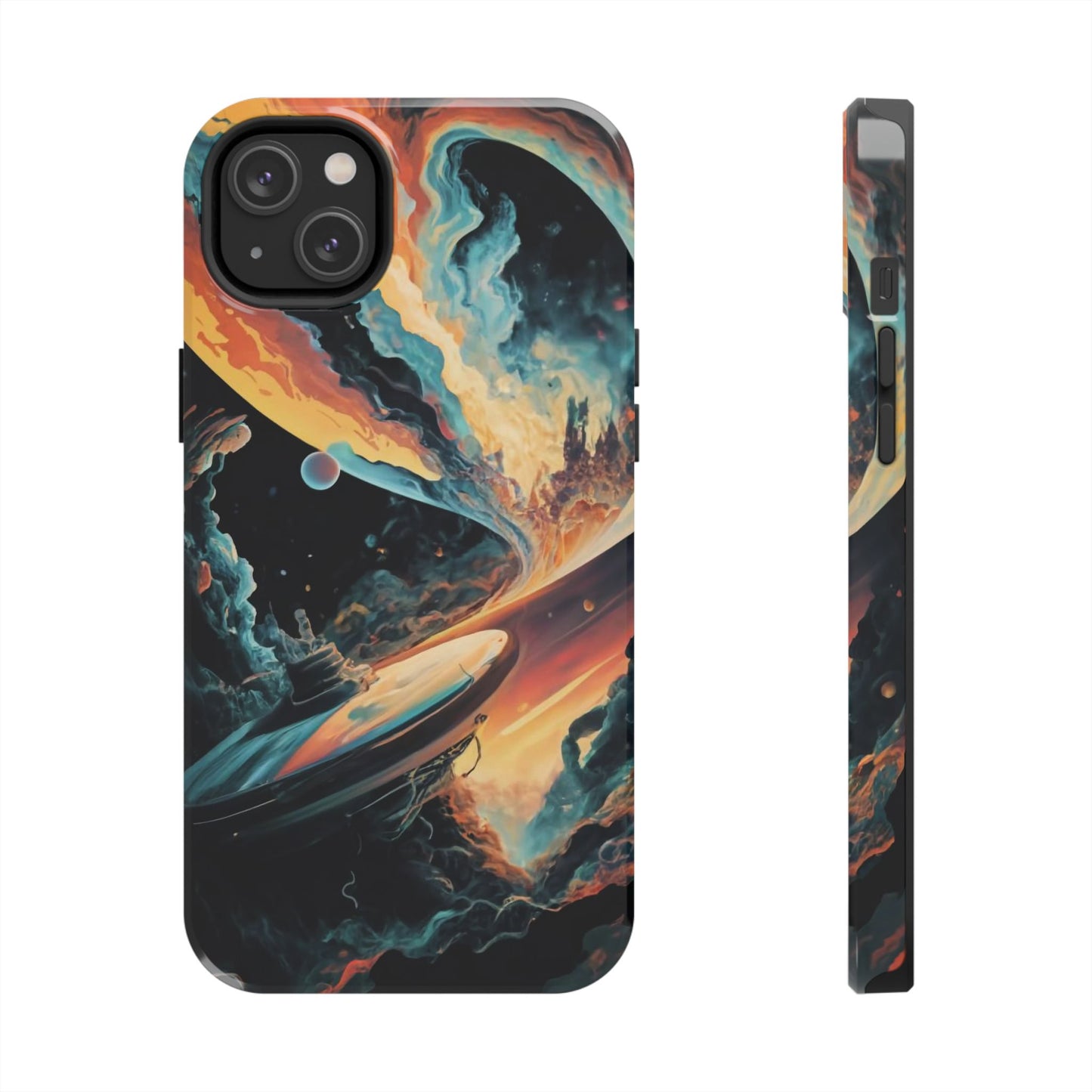 Retro Futuristic Space Odyssey Tough Phone Case