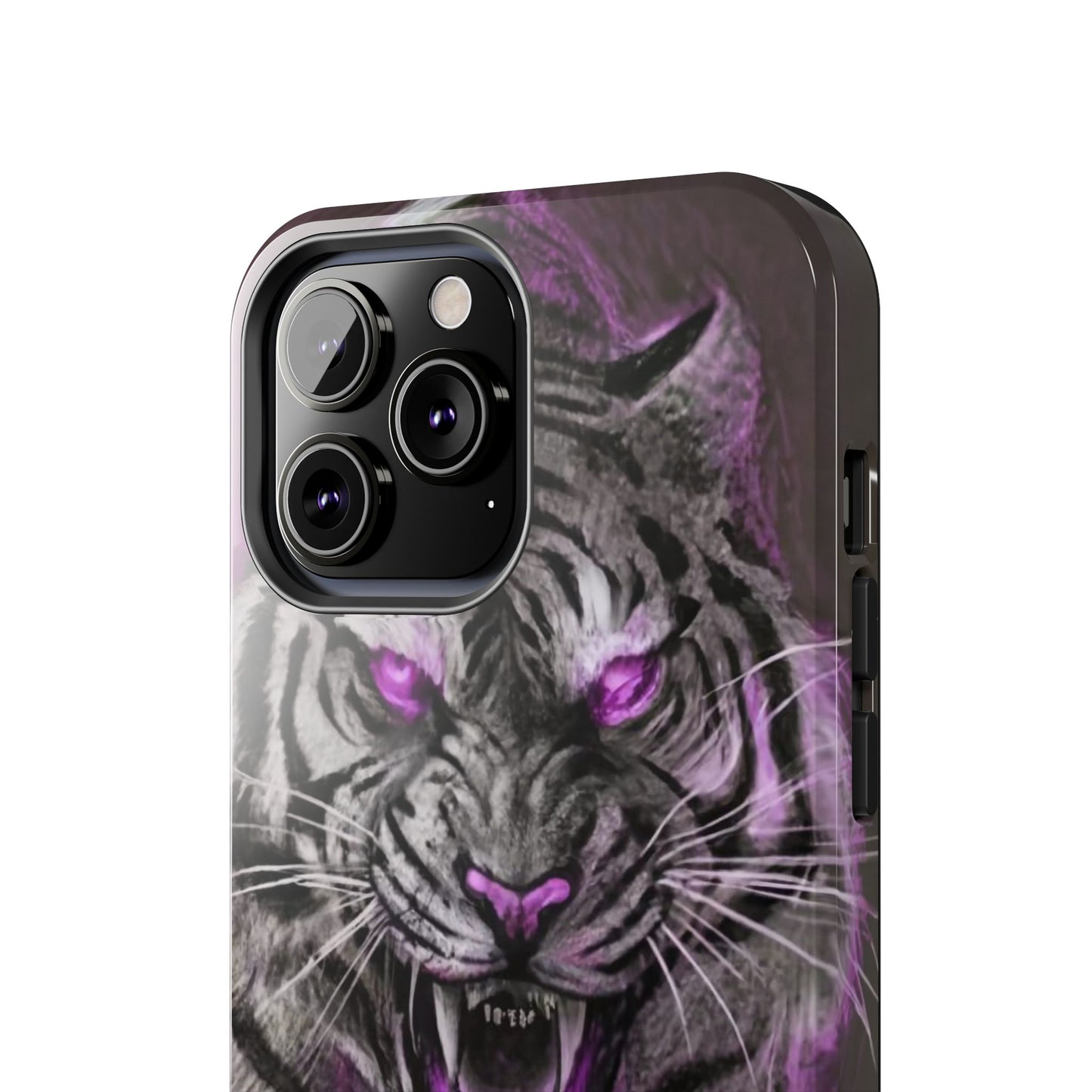 Enigmatic Hunter Tiger Sketch Tough Phone Case