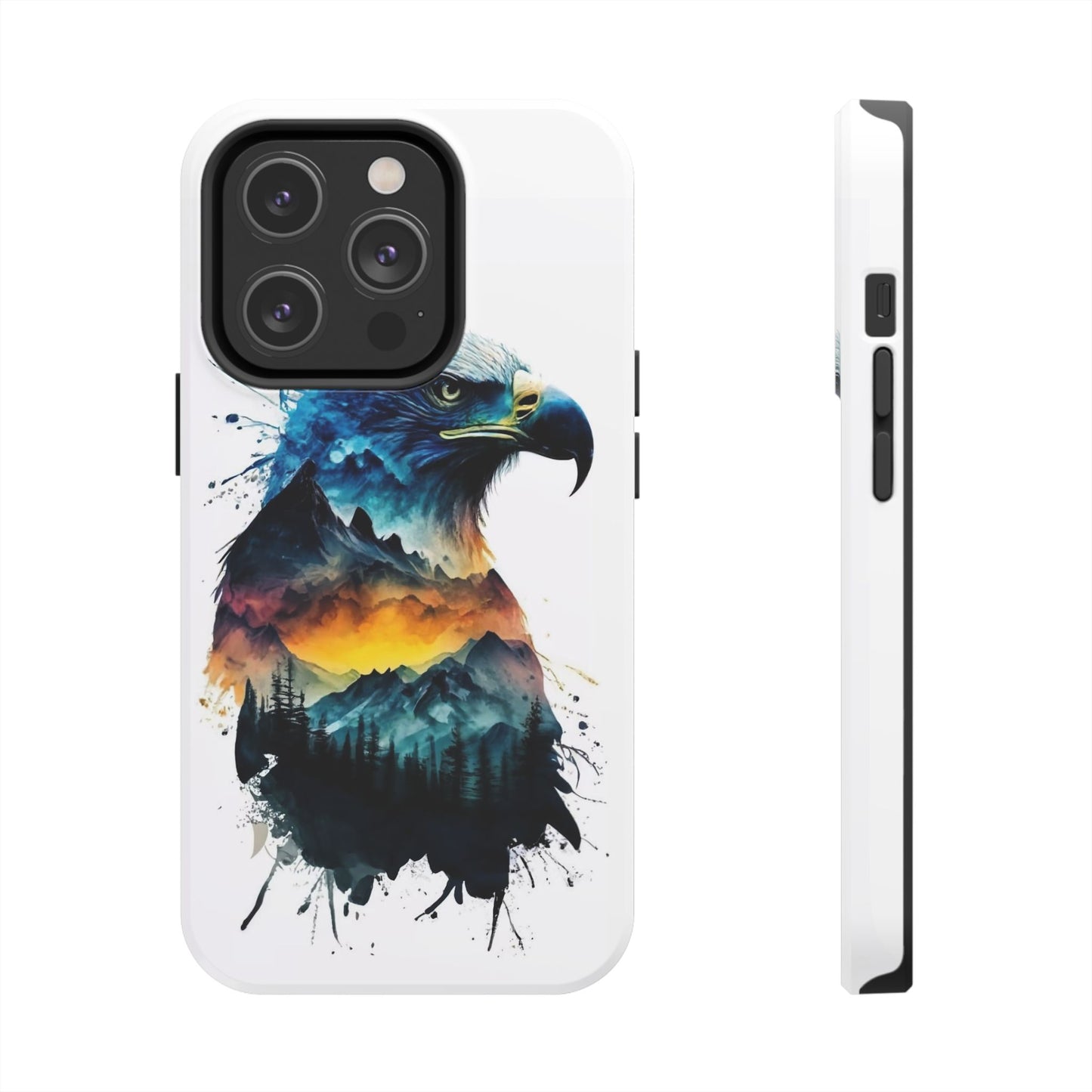 Intense Gaze Bald Eagle Tough Phone Case