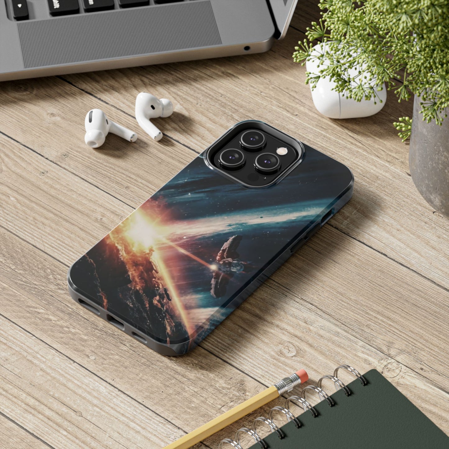 Celestial Voyage Space Scene Tough Phone Case