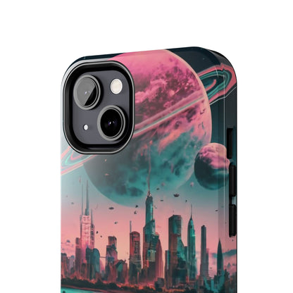 Celestial Cityscape Aerial View Tough Phone Case