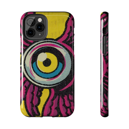 Golden Gaze Winged Eye iPhone Case