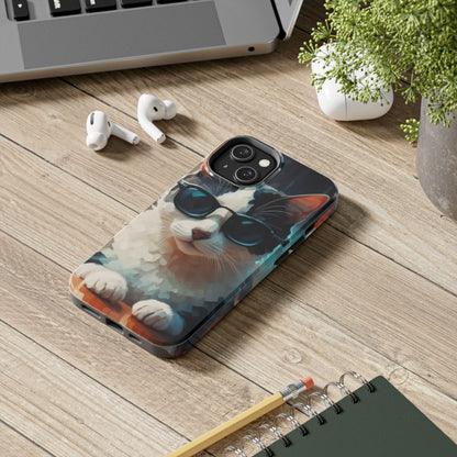 CoolCat Dinner Date Tough Phone Case