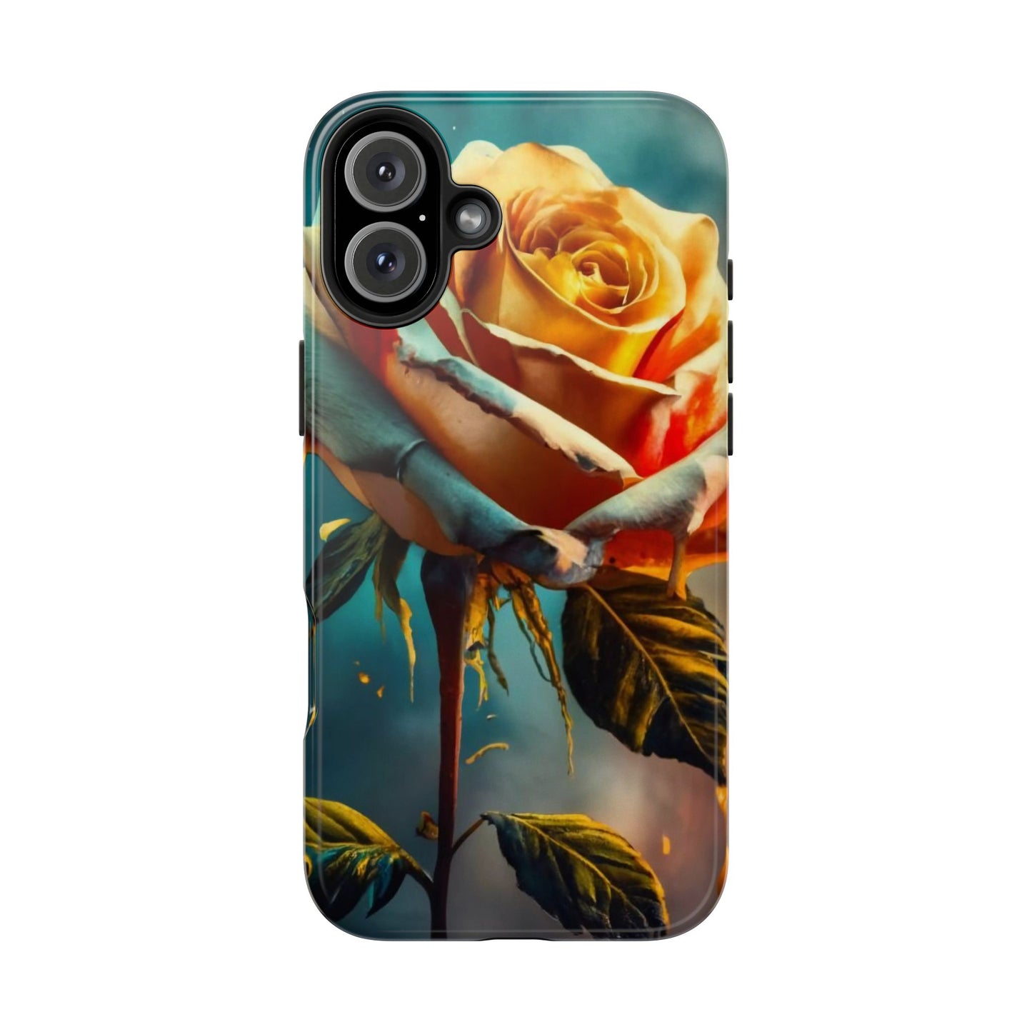 Golden Rose Elegance Tough Phone Case