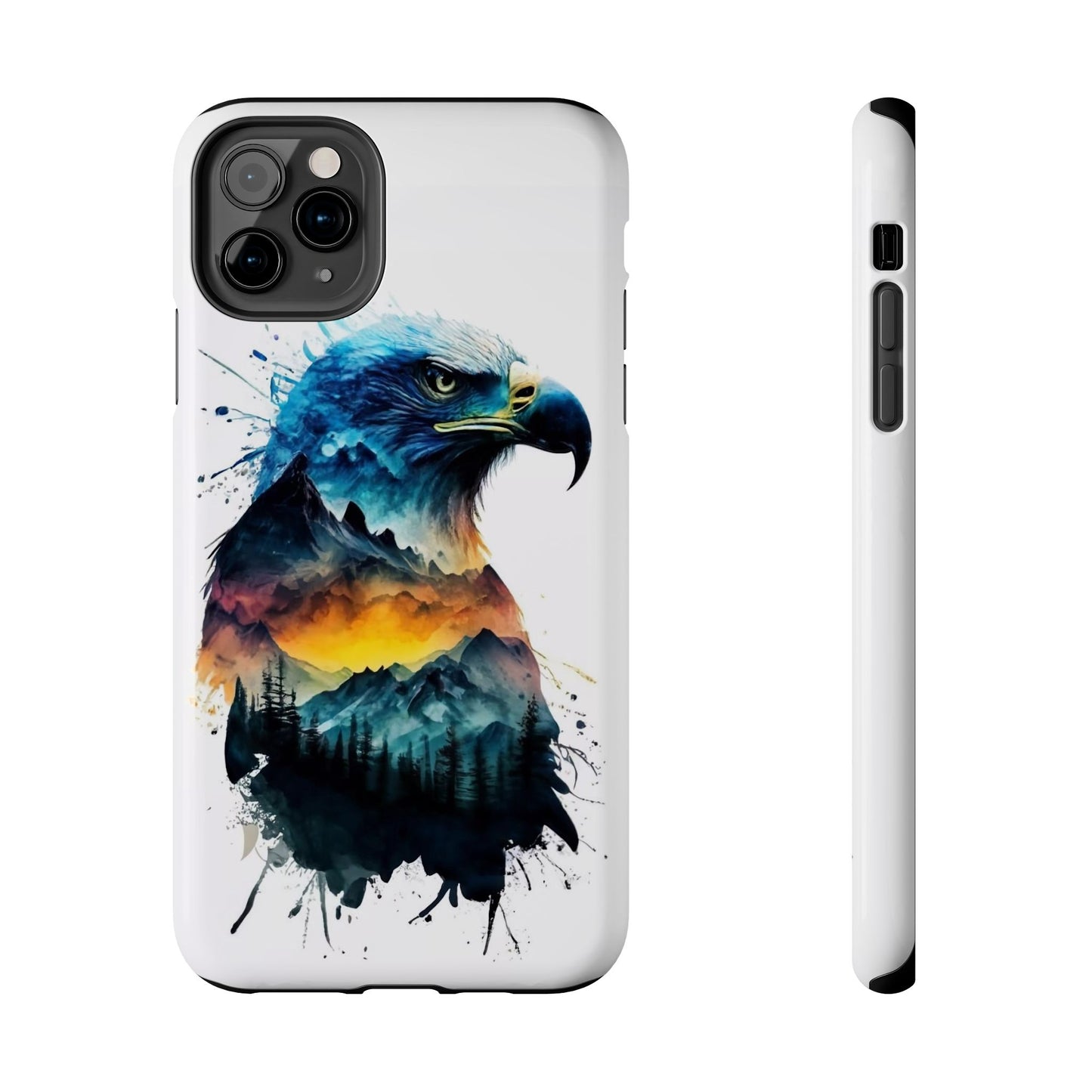 Intense Gaze Bald Eagle Tough Phone Case