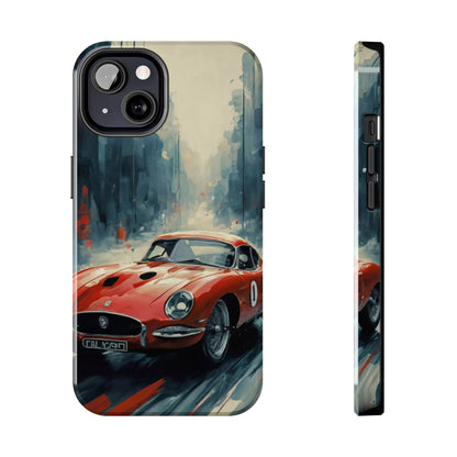 City Drive Red Sports Car Tough Phone Case