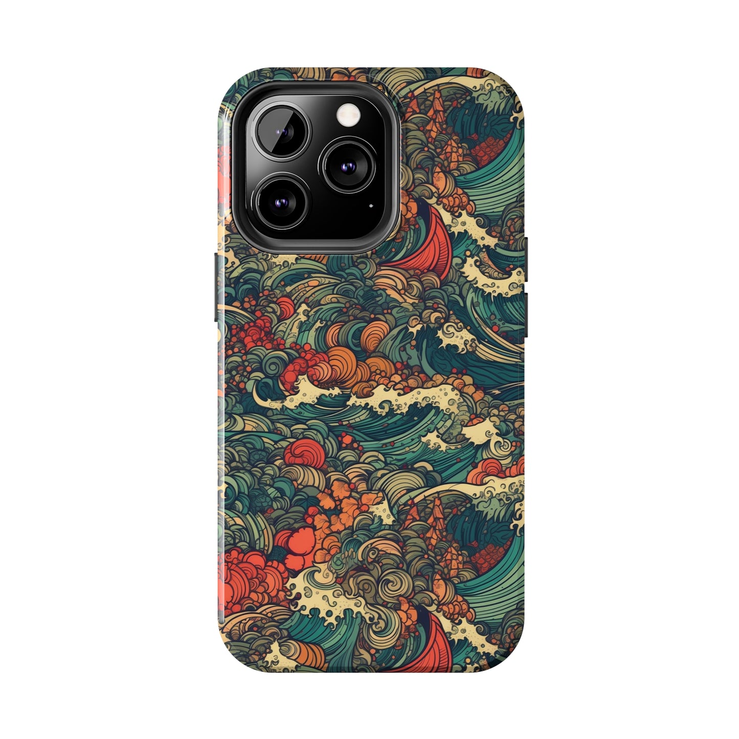 Electric Ocean - Wave of Colors - Tough Phone Cases