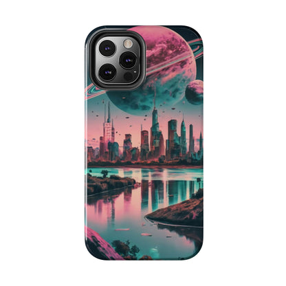 Celestial Cityscape Aerial View Tough Phone Case