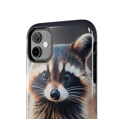 Abstract Raccoon Charm Tough Phone Case