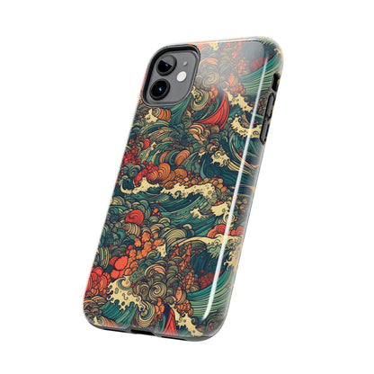 Electric Ocean - Wave of Colors - Tough Phone Cases