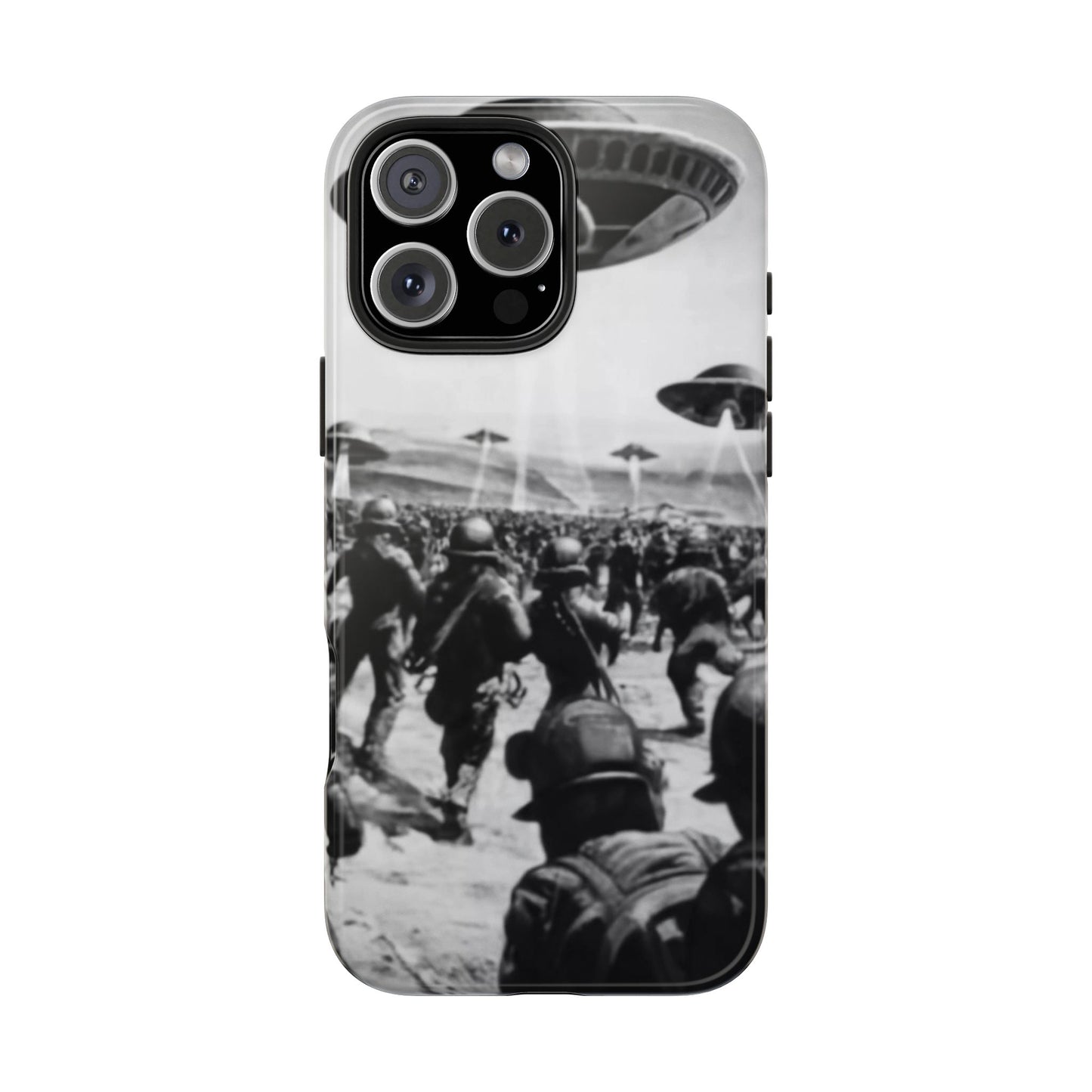 RetroWar UFO Encounter Tough Phone Case