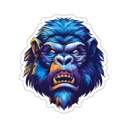 Blue Fury Yeti Vinyl Sticker