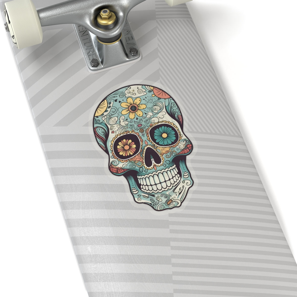 Colorful Sugar Skull Sticker