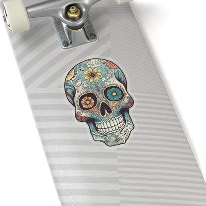 Colorful Sugar Skull Sticker