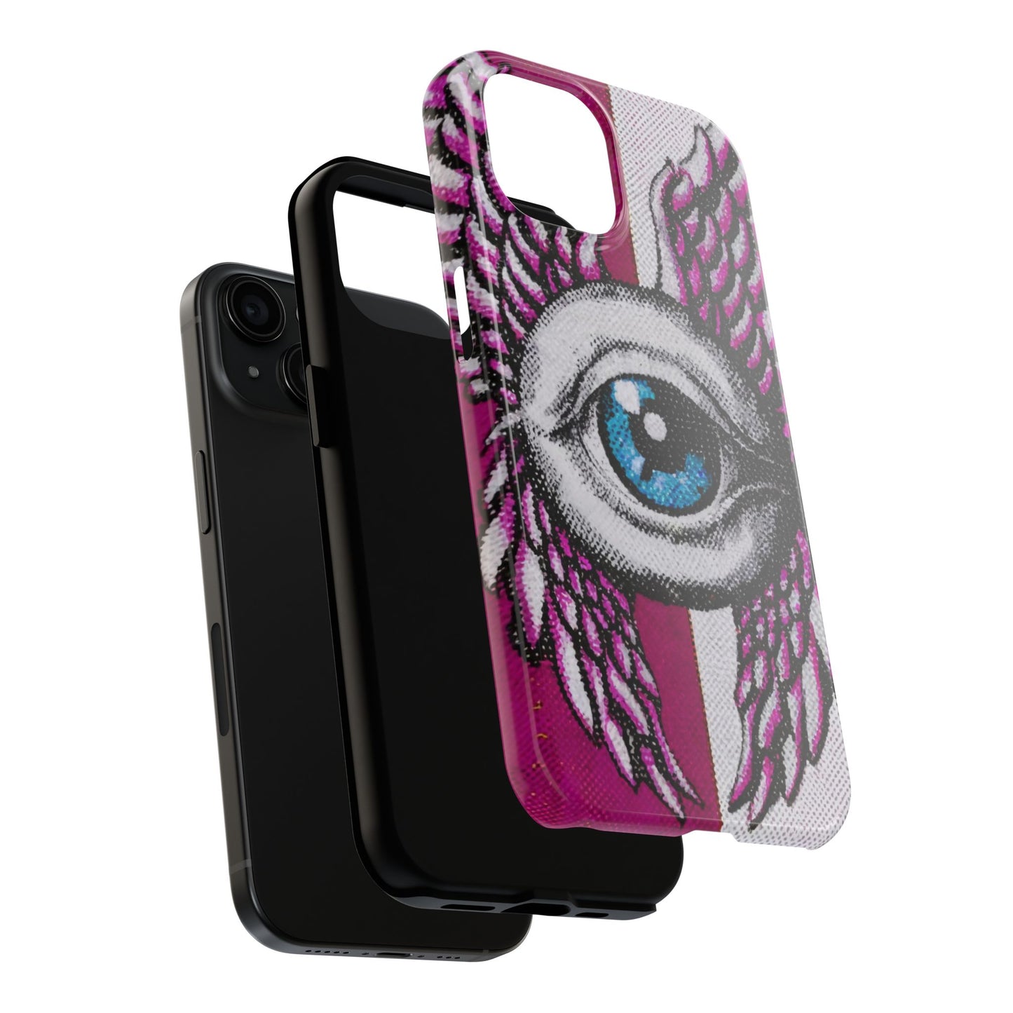 Dual-Tone Winged Eye iPhone Case