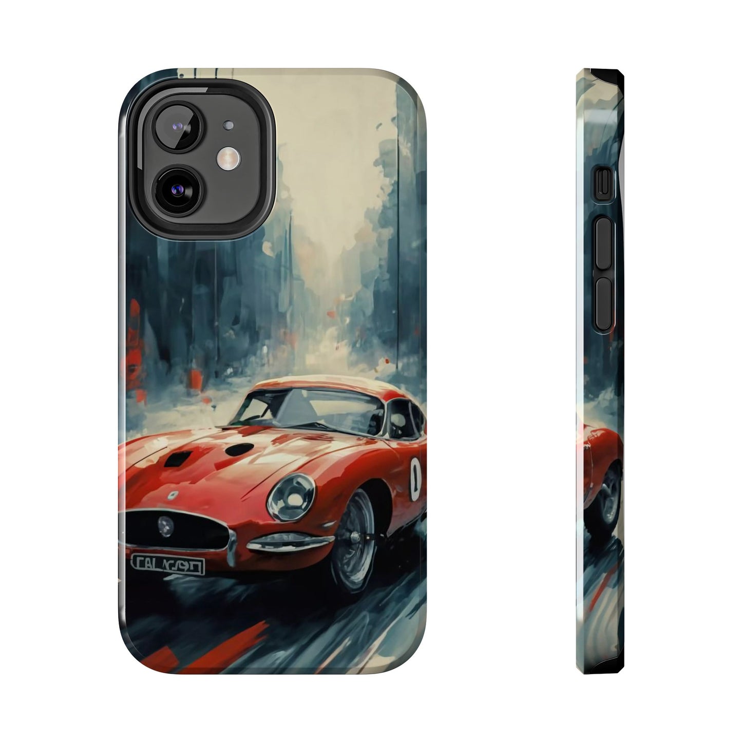 City Drive Red Sports Car Tough Phone Case