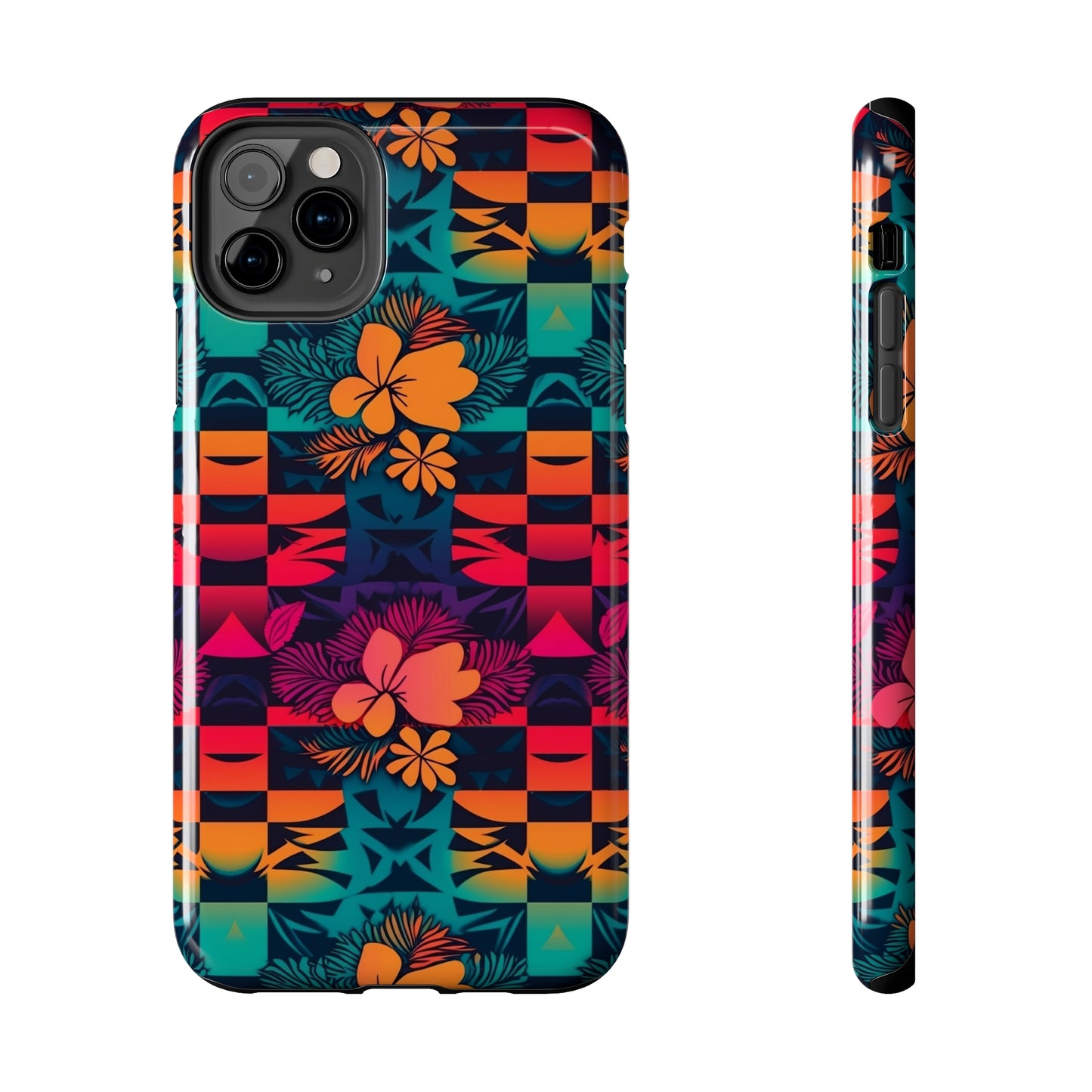 Electric Plumeria - Hawaiian Tough Phone Case